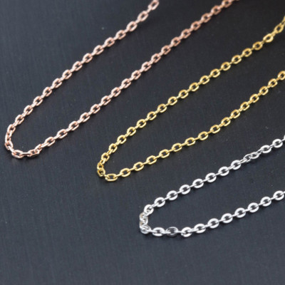 Dây chuyền bạc dạng móc xích - Ngọc Quý Gemstones