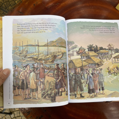 [CHÚA TIÊN NGUYỄN HOÀNG] - [Bộ LỊCH SỬ VIỆT NAM BẰNG TRANH] – Bìa cứng – in màu toàn bộ - NXB TRẺ