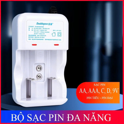 cách Sạc Mọi Loại PinAA-AAA, 9V, PinĐại Với Bộ Sạc Thông Minh Doublepow