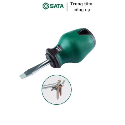 Tuốc nơ vít dẹp, tô vít 6x38mm sata 63411- Hàng chính hãng