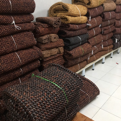 Chiếu Hạt Gỗ Mun kích thước 2,2mx2m - Chiếu gỗ Mian ( video , hình thật )