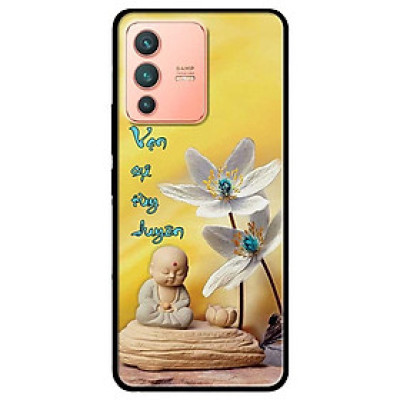 Ốp lưng dành cho Vivo V23 5G / S12 - Vivo Y15s / Y15A mẫu Vạn Duyên Hoa Trắng