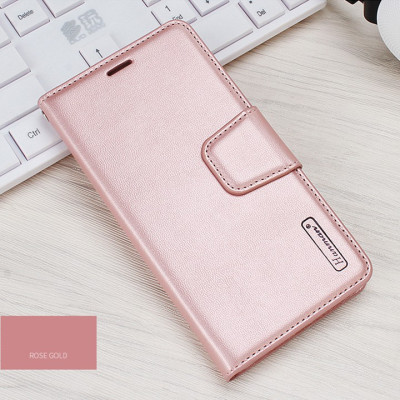 Bao da dạng ví cho Realme C30, Realme C30s hiệu Hanman có quai cài, ngăn đựng thẻ và tiền tiện lới - Hàng chính hãng