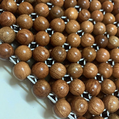 Chiếu Hạt Gỗ Hương Cao Cấp - Kích Thước 1,2mx1,9m hạt 1.2cm ( video , hình thật )