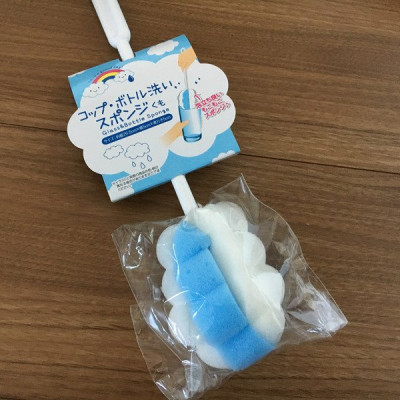 Combo 02 Dụng cụ rửa chai lọ, bình sữa có đầu mút - Nội địa Nhật Bản