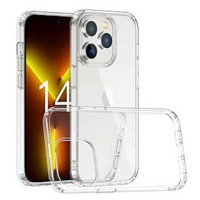 Ốp Lưng PC Hybrid Clear Dành Cho iPhone 14 / iPhone 14 Plus / iPhone 14 Pro / iPhone 14 Pro Max - Hàng Chính Hãng LEEU DESIGN