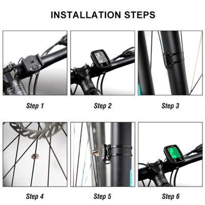 Đồng hồ đo tốc độ xe đạp Kiotool Chính xác chống nước