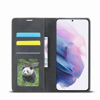 Bao Da Bò Non Dành Cho SamSung Galaxy S23 Plus Chính Hãng Forwenw Có Ngăn Đựng Tiền và Thẻ - Hàng Nhập Khẩu