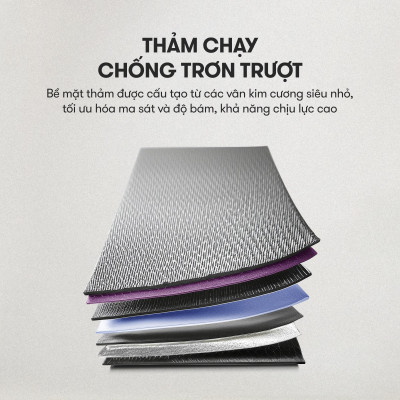 Máy chạy bộ KINGSPORT Kungfu đa năng, động cơ Kingtech hiệu suất 2.5 HP, khung sườn Kingtech Titan 2.0