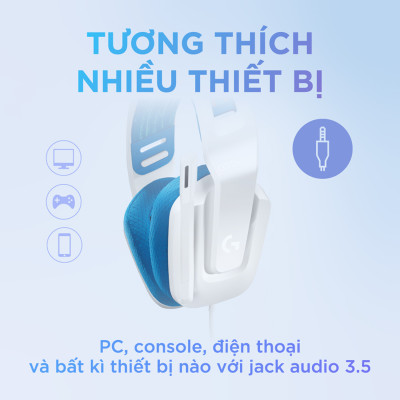 Tai Nghe Gaming Có Dây Logitech G335 - Hàng Chính Hãng