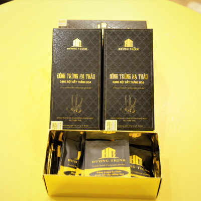 Bột Đông Trùng Hạ Thảo Sấy Thăng Hoa 10 Gam (Hộp 10 Gói)