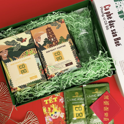 Set quà cà phê Tết - Set quà Sum Vầy