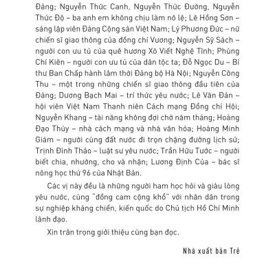 Sách - Dấu Chân Những Người Yêu Nước