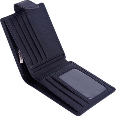 Ví Nam Bấm Nút Huy Hoàng HT2142 (12.5 x 10 cm) - Đen