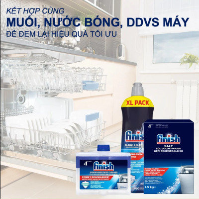 Túi 100 viên rửa chén Finish All In 1 Max Dishwasher Tablets QT028268