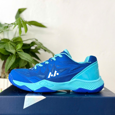 giày bóng chuyền Lefus L028 mầu xanh, đế kếp bền bỉ - hàng công ty