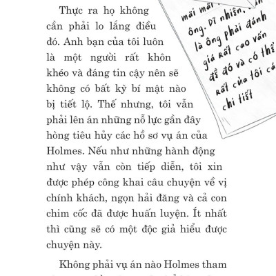 Tuyển Tập Sherlock Holmes - Những Bí Mật Và Báu Vật Bị Đánh Cắp - Người Khách Trọ Đeo Mạng Che Mặt