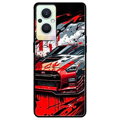 Ốp lưng cho Oppo Reno 2Z - 2F - 6Z - 7Z 5G - 8Z 5G - 8T 4G - 8T 5G - A96 5G - Siêu Xe Đỏ - Hàng Chính Hãng