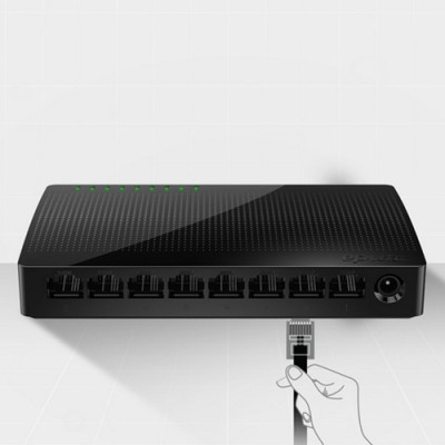 Bộ Chia Tín Hiệu Để Bàn Tenda SG108 8 Cổng 10/100Mbps - Hàng Chính Hãng