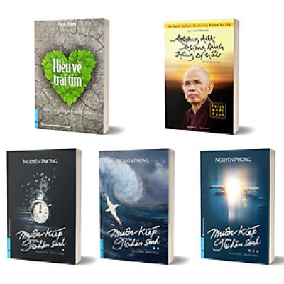 Combo Không Diệt Không Sinh + Hiểu Về Trái Tim + Muôn Kiếp Nhân Sinh - Khổ Nhỏ (Bộ 5 Quyển)