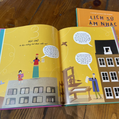 (Bìa cứng, in màu toàn bộ) LỊCH SỬ NGÔN TỪ CHO TRẺ EM – Mary Richards, Rose Blake – San Hô