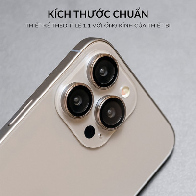 Bộ Lens cường lực Bảo Vệ Camera Trong Suốt dành cho iPhone 16 | 16 Pro | 16 Plus | 16 Pro Max hiệu Kuzoom Gucase Có Khung Hỗ Trợ Dán - Hàng chính hãng 