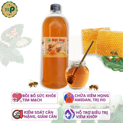 Mật Ong Hoa Cà Phê 2000ml | Combo 2 Chai 1000ml | 100% Mật Ong Nguyên Chất TLP