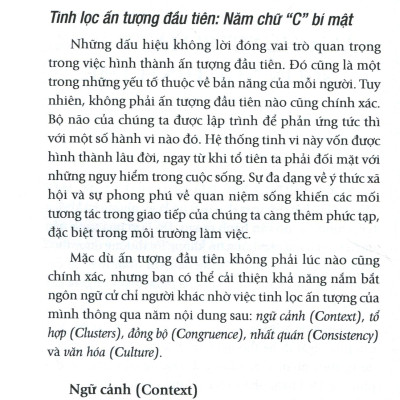 Bí Mật Ngôn Ngữ Cơ Thể