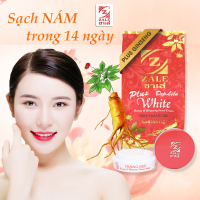 Kem Dưỡng Trắng Da Z ZALE ĐỎ NHÂN SÂM 6g Tẩy Nám Tàn Nhang Che Khuyết Điểm - BỘ 12 HỦ