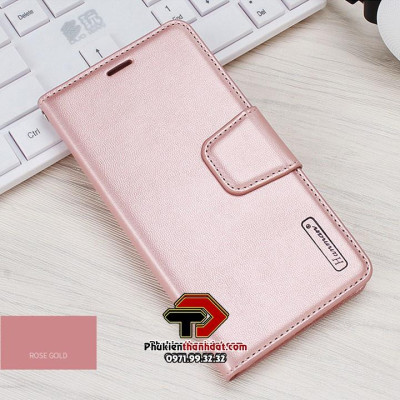 Bao da dạng ví dành cho SamSung Galaxy A04s hiệu Hanman có quai cài, có ngăn đựng thẻ và tiền tiện dụng - Hàng chính hãng