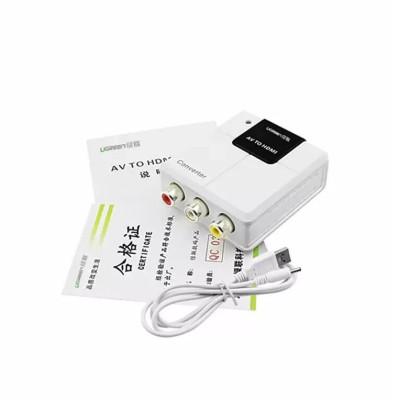Ugreen UG4022540225TK Màu Trắng Bộ chuyển đổi tín hiệu AV sang HDMI âm - HÀNG CHÍNH HÃNG