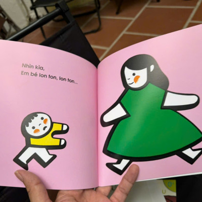 Bộ 4 Cuốn Truyện Tranh Ehon Nhật Bản – CHẠM TAY NÀO, NÀY, CẬU ƠI, NỐI, VỪA IN – Taro Miura – Trần Khanh dịch – Mọt Sách Mogu