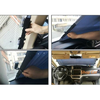 Rèm che nắng kính lái cao cấp có thể xếp gọn