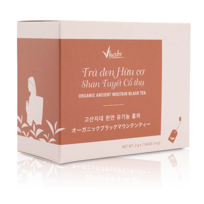 Trà Đen Hữu Cơ Shan Tuyết Cổ Thụ (túi lọc)