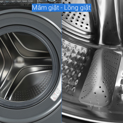 Máy giặt Aqua Inverter 8.5 kg AQD-A852J.BK - AQD-A852J(BK) - Hàng chính hãng - Chỉ giao HCM