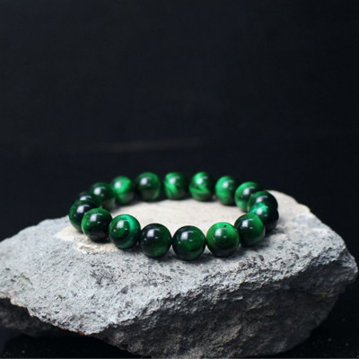 Vòng Tay Đá Mắt Hổ Xanh Lá Cho Người Mệnh Mộc Và Mệnh Hỏa