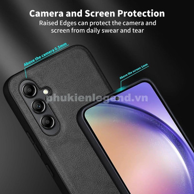 Ốp Lưng Da cho Samsung Galaxy A55 A35 A25 A15 Hiệu X-Level Cao Cấp - hàng nhập khẩu
