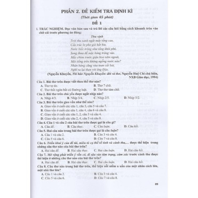 Sách - Ôn tập - Kiểm tra nâng cao và phát triển năng lực Ngữ văn 8 tập 2