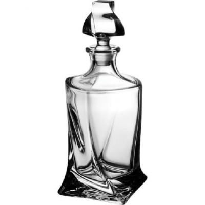 Bộ Chai Cốc Pha Lê Crystalite Bohemia Quadro (Set 1 + 6 pcs) 