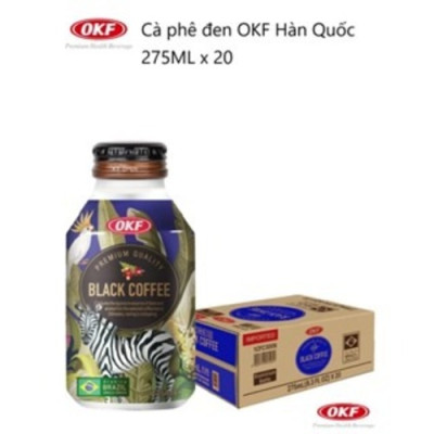 Cà phê đen OKF Hàn Quốc 275ML x 6 chai