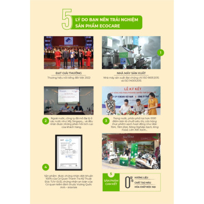 Xịt Lau bàn ăn hữu cơ Bồ hòn tinh dầu Quế 500ml thương hiệu Ecocare