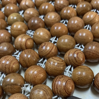 Chiếu Hạt Gỗ Hương Mộc Cao Cấp - Kích Thước 1,5mx1,9m hạt 1.6cm ( video , hình thật ) 