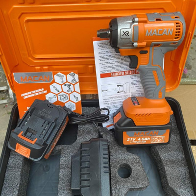 Máy Siết Bulong Pin 21V MACAN 6098B Lực Siết 380Nm Không Chổi Than