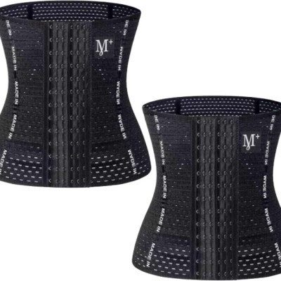 Bộ 2 Gen Nịt Bụng Mẫu Mới M+ Với 6 Nấc Cài Cao Cấp - 4 Thanh Thép Chống Cuộn - Đai Nịt Bụng Giảm Mỡ Sau Sinh Mã G02-2