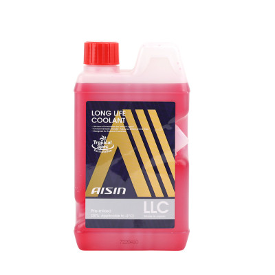 Nước Làm Mát Động Cơ Màu Đỏ AISIN Long Life Coolant 20% 1 Lít LCPM20A1LR - Nhập Khẩu Chính Hãng