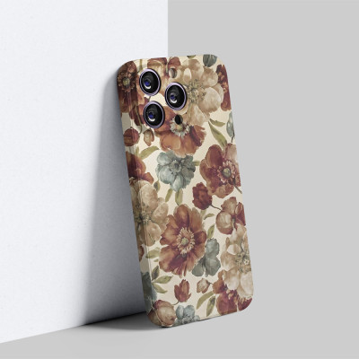 Ốp lưng chống sốc 2m hiệu HOTCASE 3D Wildflower cho iPhone 17 16 15 14 13 12 11 Pro Max 14 15 16 Plus - Hàng nhập khẩu