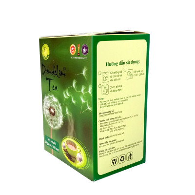 Trà Bồ Công Anh P&K - mát gan, giải độc, ngừa ung thư (10 gói/40 túi lọc) - Hộp đẹp, cao cấp thích hợp làm quà tặng