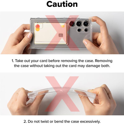 Ốp lưng dành cho Samsung Galaxy S25 Ultra RINGKE Fusion Card - Hàng Chính Hãng