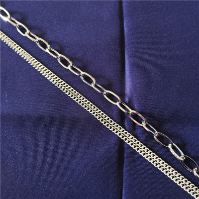 Dây chuyền vòng cổ thời trang unisex mix 2 lớp titan không gỉ