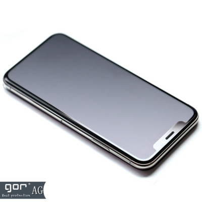 Kính Cường Lực Có Khung Dán Kính Mờ Chống Bám Vân Tay GOR cho Samsung Galaxy S25 Ultra - Hàng Chính Hãng